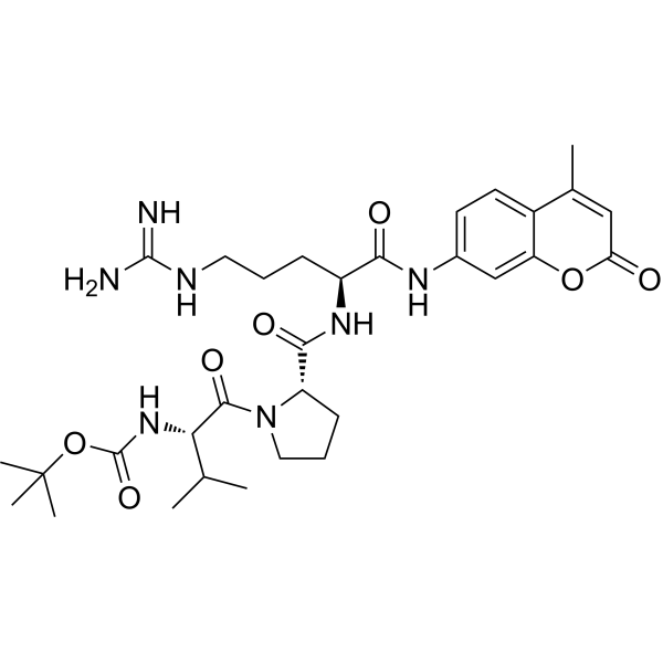 Boc-Val-Pro-Arg-AMC 65147-04-8